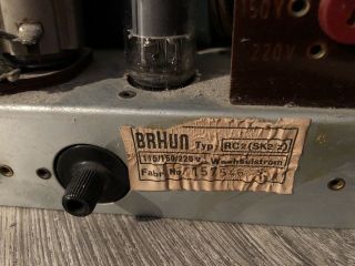 Braun SK 2/2 Tube Radio Restoration Project 8