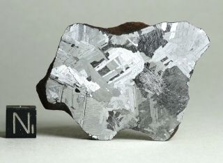 Meteorite Mundrabilla - Big 62.  4g Perfect Etched Endcut Iron Australia