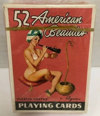 1950 ' S PIN - UP 52 AMERICAN BEAUTIES PLAYING CARDS GIL ELVGREN ARTIST 2