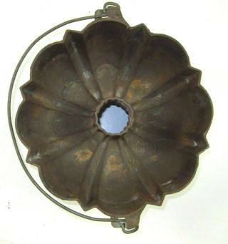 Hard to Find Griswold Erie 965 Cake Mold Bundt Pan Cast iron 5
