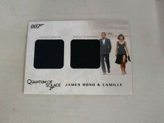 James Bond 007 Dual Wardrobe Qc02 Quantum Of Solace Jacket Camille Dress /875