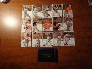 1995 Emotion Timeless Cal Ripken Jr Complete Insert Set With Mail In Cards