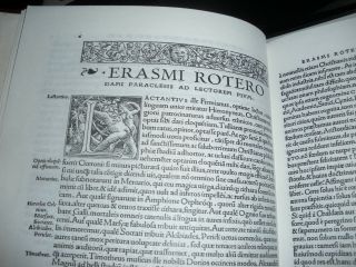 1519 ERASMUS GREEK LATIN TESTAMENT Watchtower research LEATHER Bible 5