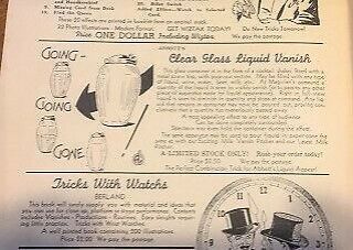 Scarce & Very RARE Abbott Clear Glass Liquid Vanish ca 1942 3