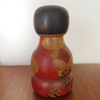 Japanese sosaku kokeshi doll BY Hideo Ishihara 10 1/5inch (26cm) 4lb 7