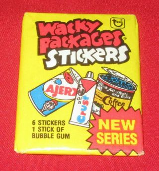 1979 Vintage Wacky Packages Series 2 Yellow Pack In