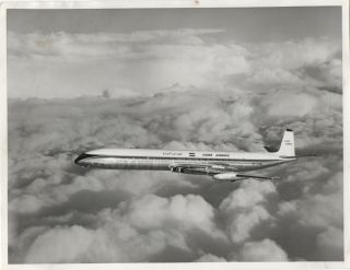 Large Vintage Photo - Sudan Airways De Havilland Comet 4c St - Aaw