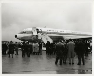 Large Vintage Photo - Boeing 707