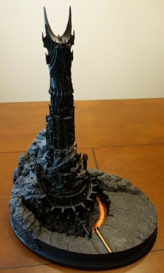 Weta Lotr - Barad - Dur Environment (black Tower Fortress Of Sauron) (762/1000)