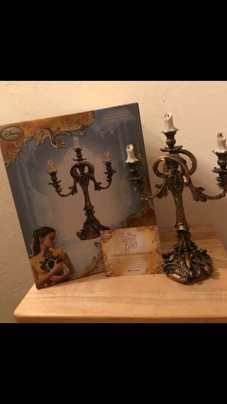 Beauty And The Beast Lumiere Candelabra Limited Edition 2000 Statue Disney Store