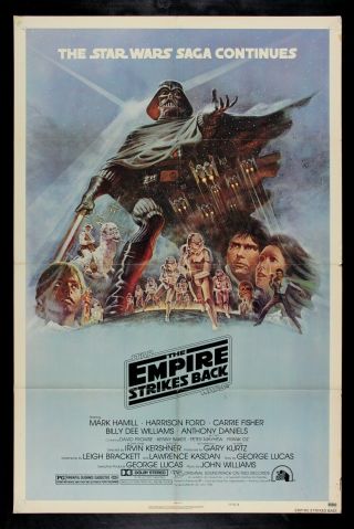 Empire Strikes Back ✯ Cinemasterpieces Movie Poster 1980 Star Wars
