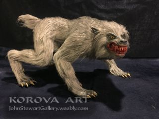 An American Werewolf In London Hand - Made Sculpture.  1of1.  Not Sideshow.