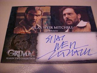 Sma Silas Weir Mitchell Autograph Auto Monroe Grimm Season 2 Breygent Nbc