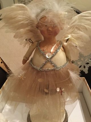 Retired - Larkspur Lane Angel Fairy Figure Lib Cummings - Mead Silvestri