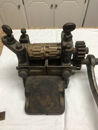 C&b Supply Co.  Candy Roller Press - Chicago Illinois 1800s/1900s Brass