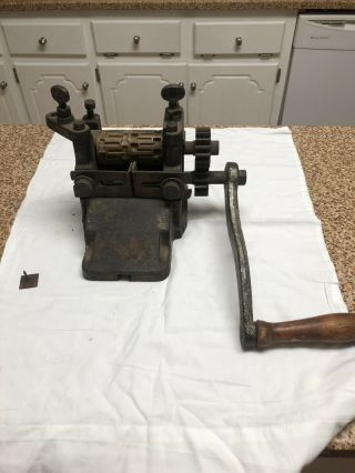 C&B Supply Co.  Candy Roller Press - Chicago Illinois 1800s/1900s Brass 2