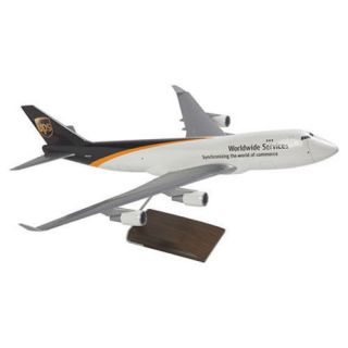 Pacmin Ups Boeing 747 - 400f Desk Display 1/200 Resin Jet Model Aircraft Airplane