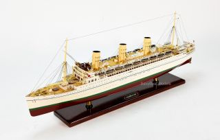 Rms Empress Of Japan Ocean Liner Wooden Ship Model 33 " Scale 1:250