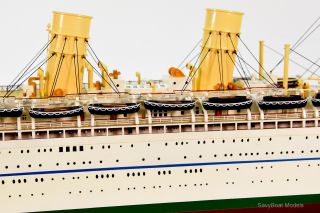RMS Empress of Japan Ocean Liner Wooden Ship Model 33 