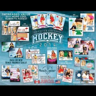 Tiffany Toth 2014 Benchwarmer Hockey 8 - Box Case Break 1007