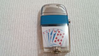 Vintage Scripto Vu Lighter with Cards Looks 2