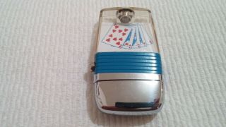 Vintage Scripto Vu Lighter with Cards Looks 4