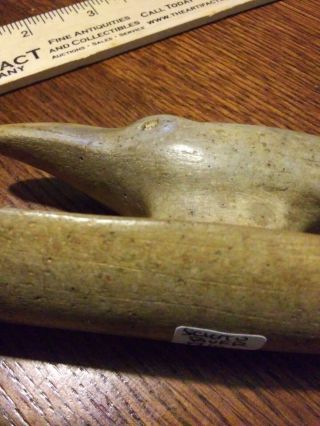 Indian Artifact Hopewell Bird Person Effigy Platform Pipe Scioto County Ohio 8