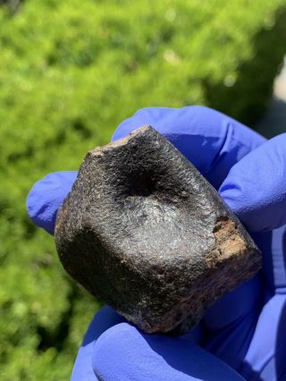 Meteorite Nwa,  Unclassified 82.  25 Grams W/fresh Fusion Crusted&thumbprint