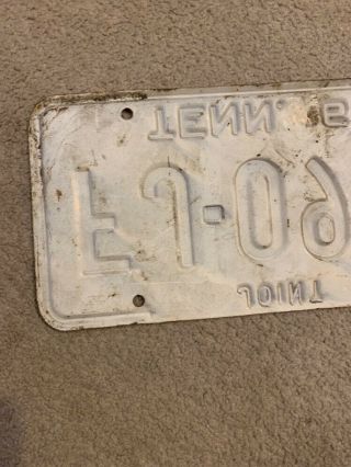 Vintage 1968 Tennessee Joint License Plate Tenn Tn Tag 68 Man Cave 4