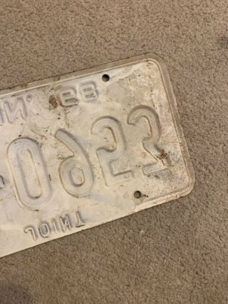 Vintage 1968 Tennessee Joint License Plate Tenn Tn Tag 68 Man Cave 5