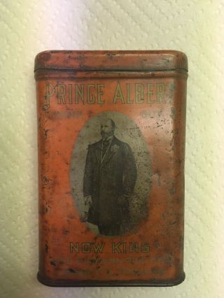 Prince Albert Now King Tobacco Pocket Tin