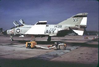 35mm Duplicate Aircraft Slide 151439 (xf) Vx - 4 F - 4b Phantom