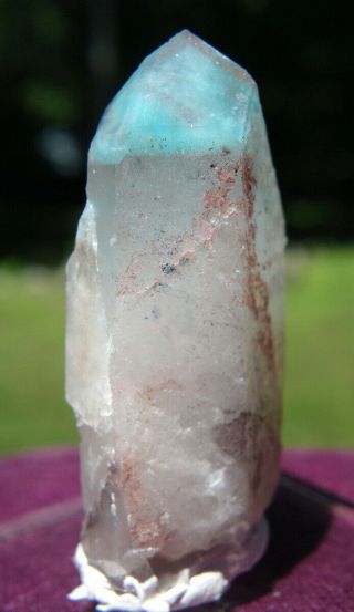 Ajoite In Quartz Crystal - South Africa