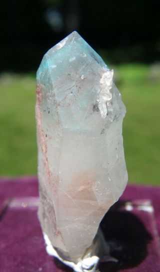 Ajoite in Quartz Crystal - South Africa 3