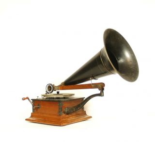 Exceptional 1902 Victor R Phonograph Complete,  Correct & All A Gem 2