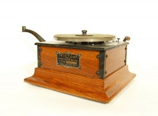 Exceptional 1902 Victor R Phonograph Complete,  Correct & All A Gem 8