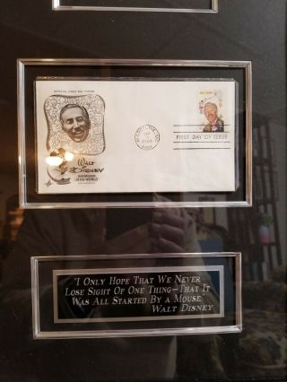 US Walt Disney First Day of Issue Stamp Framed LE 223 3