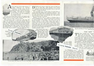 1920 Santa Catalina Island Vacation Travel Brochure CA Wilmington BiPlane Hotel 6