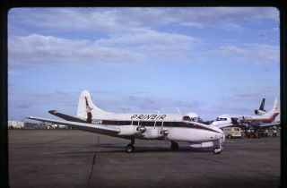 Prinair De Havilland Dh - 114 N561pr 35mm Kodachrome Aircraft Slide