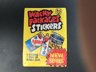1979 Topps Wacky Packages 2nd Series Wax Pack