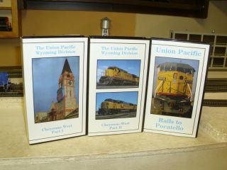 Gandy Dancer Vhs Videos (3) Up Union Pacific Wyoming Division,  Rails To Pocatello