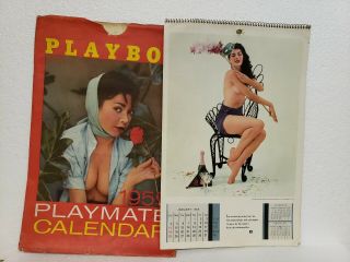 Playboy Playmate Wall Calendar (1959) Lisa Winters W/Original Sleeve (Very Fine) 2