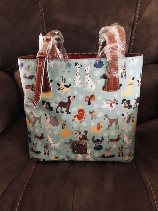 Disney Dooney And Bourke - Disney Dogs Emily Shoulder Bag Shopper Blue 2017