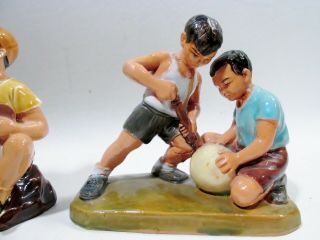 Two c1970 Chinese Cultural Revolution Shiwan Ceramic Figurines 3