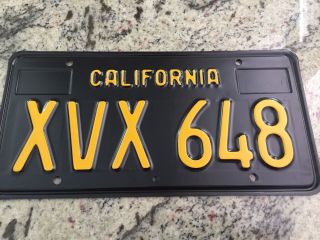 1960’s California Black License Plates - Matching set 2