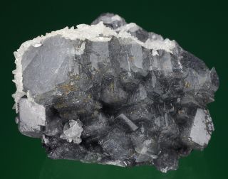Fluorite With Boulangerite Inclusions San Martin Mine,  Zacatecas,  Mexico 705033