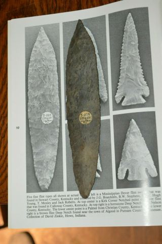 Museum Grade Dover Chert Mississippian Sword Stewart Co,  Tn 8.  5/8 Ex.  Stephens 6
