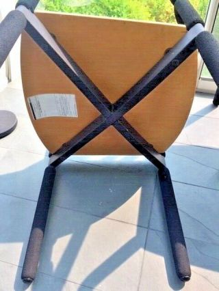 Rubber Chair Brian Kane Metropolitan,  Steelcase Black,  Maple SF MOMA 4