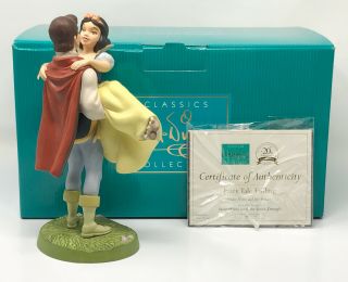 Wdcc Snow White Fairy Tale Ending Figurine Ltd Ed.  528/750 Box Scp