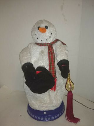 Gemmy Frosty Snowman Sings Dances Animated Snow Miser